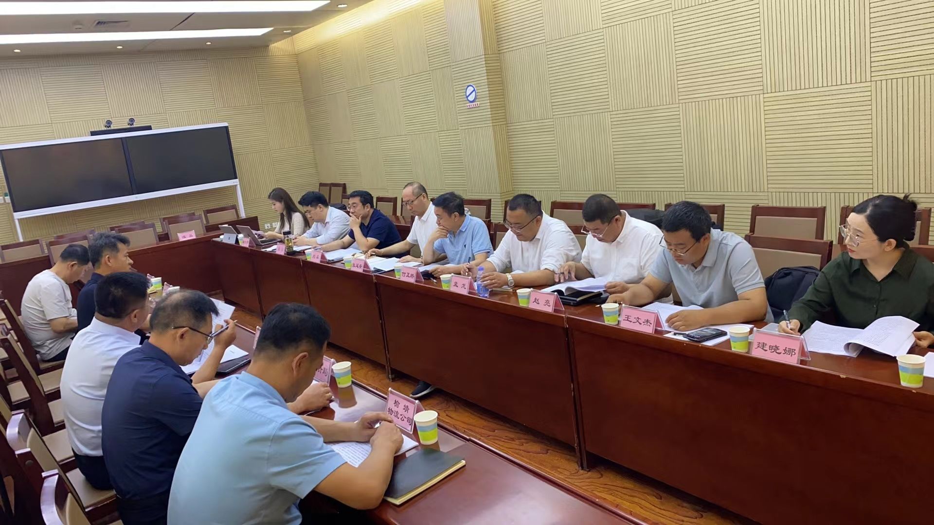 靖边项目现场会议